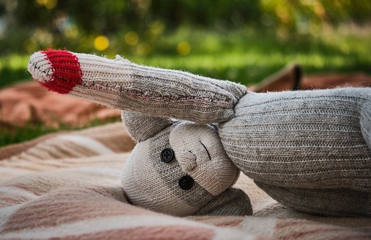 A photo of a sock monkey toy.  (Photo credit - Pixabay)